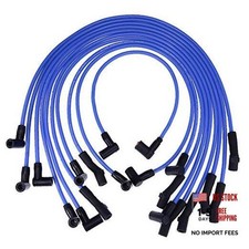 New Racing 9mm BLUE Spark Plug Wire Set Ignition Wire Set Replacement for Ford