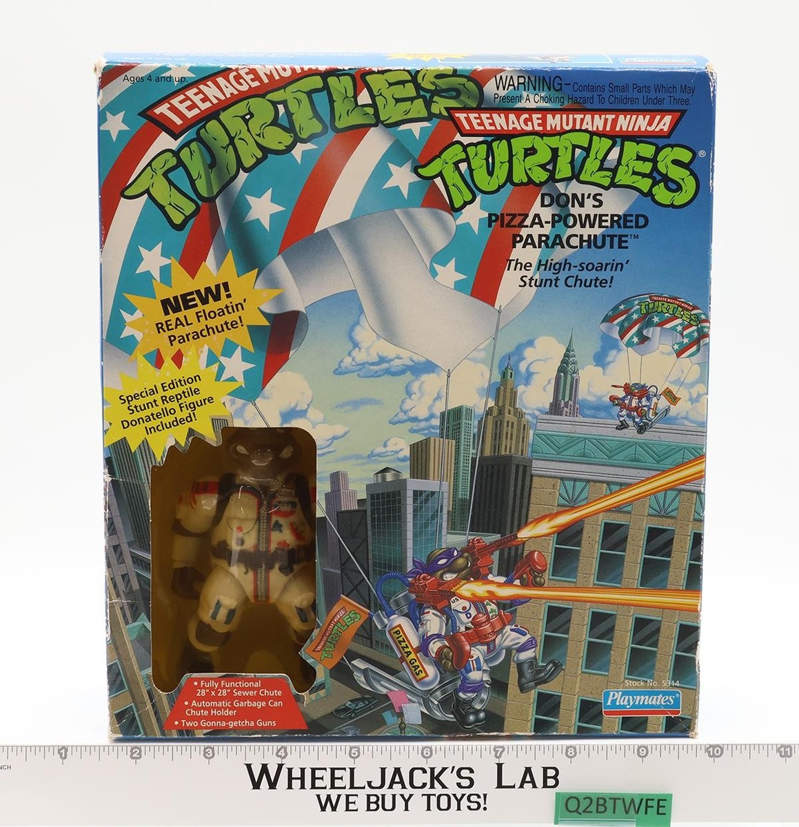 ナポリ マラドーナ　80s ヴィンテージ Don's Pizza-Powered Parachute Teenage Mutant Ninja Turtles