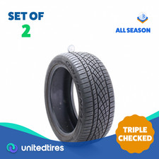 Set Of 2 Used 22545zr17 Continental Extremecontact Dws06 91w - 7.532 Set Of 2 Used 22545zr17 Continental Extremecontact Dws06 91w - 7.532