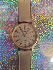 Vintage Guess Watch Men Women Gold Tone Hong Kong