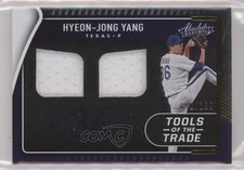 2022 Panini Absolute Tools of the Trade 2 Swatch 92/199 Hyeon-jong Yang 6fs