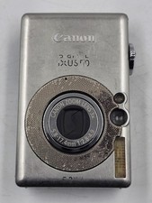 Canon IXUS 50 5.0 MP Digital Camera Silver - Not Working