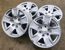 GMC Chevy Silverado Suburban OEM Tahoe 17 Silver 5 Spoke Wheels Rims 6x139.7
