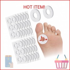Nuanchu 72 Pcs Callus Cushions Corn Pads for Bottom of Foot Round Corn Cushions