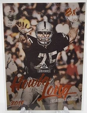 2019 Panini Luminance Howie Long #VP-7 Vintage Performers Orange /100