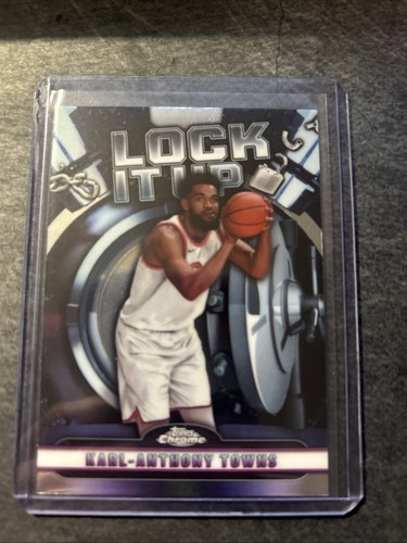 2024-25 Topps Chrome Basketball Lock It Up #LIU6 Karl-Anthony Towns