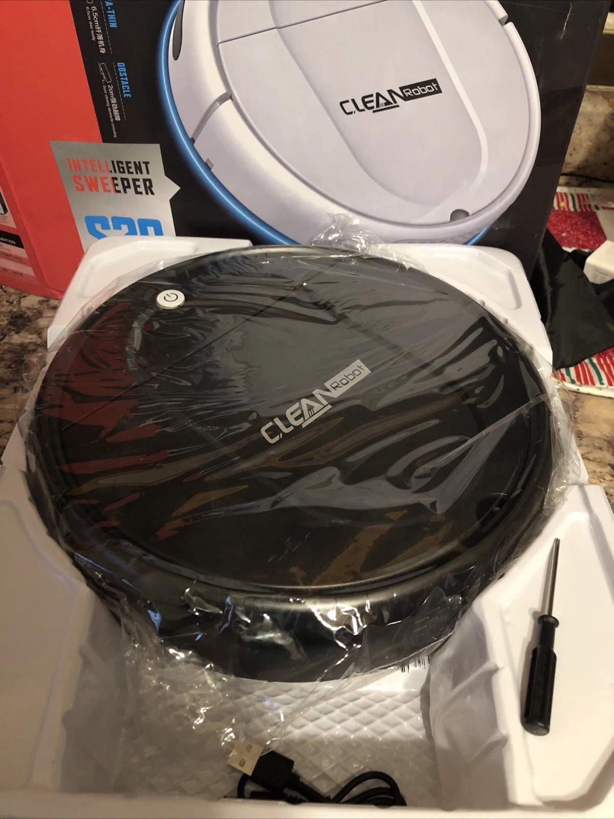 Clean Robot S30 6.5 Ultra Thin Intelligent Sweeper Robot Vacuum Cleaner. SC2