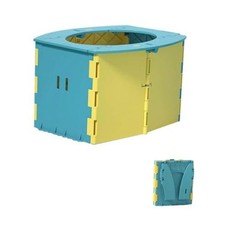 Travel Potty for Kids, Reusable Portable Folding Potty, for Toddler, Yellow