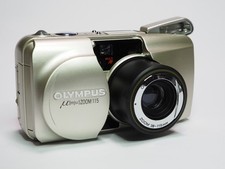  Near MINT Olympus  mju Zoom 115 Stylus Point  Shoot 35mm Film Camera Tested