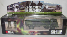 Corgi 1/50 Scale 18901 - Bedford MK High Dropside & 2 Figures Soldier Soldier
