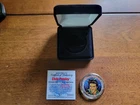 2002 Elvis Presley Colorized American Eagle 1oz 999 Fine Silver Coin w/Box & COA