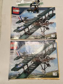 Lego 10226 Sopwith Camel 100% Complete with Box and Both Instructions Books