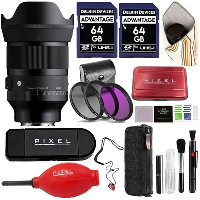 Sigma 35mm f/1.2 DG II Art Lens for Sony E w/ Accessory Bundle | 370965