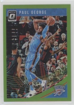 2018-19 Panini Donruss Optic Lime Green Prizm 37/149 Paul George #117 0en