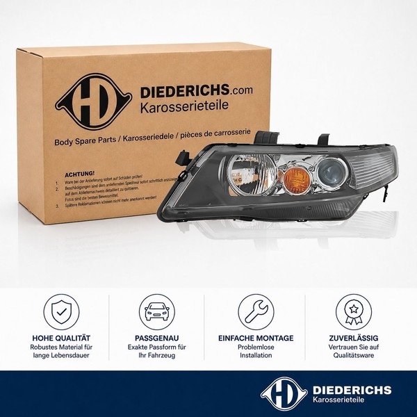 Hauptscheinwerfer Links Diederichs 5219081 FÜR Honda Frontscheinwerfer-image