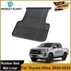 FOR TOYOTA HILUX MK8 REVO 2020+ HEAVY DUTY BLACK RUBBER TRUCK BED MAT LINER