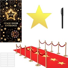 Red Carpet Runner For Party 2.6 x 15 ft Prom Decoration Not Slip Red Aisle Rug