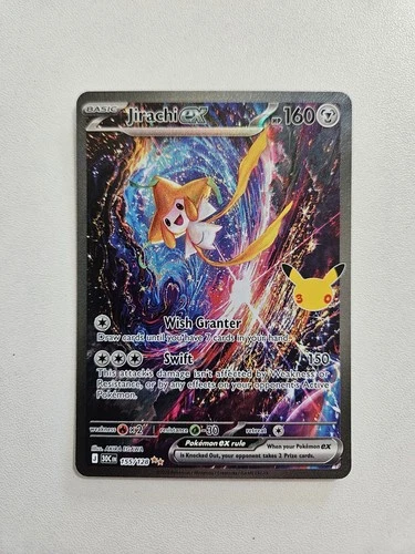 Jirachi ex 30th Celebration #155/128 Special Illustration Rare NM Pokemon