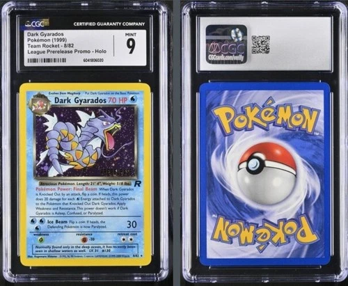 CGC 9 MINT Dark Gyarados Team Rocket 8/82 Holo Prerelease Promo Pokemon Card 020