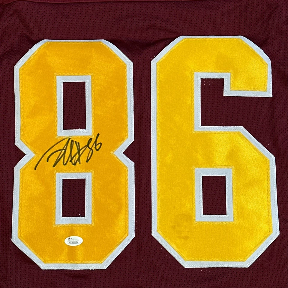 Jordan Reed Signed Washington Redskins Throwback Jersey JSA Witnessed - Image 3 of 4