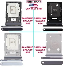 SIM Tray For Samsung Galaxy A53/A54/A55/A56 (Black)