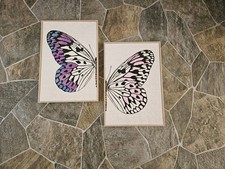 Butterfly Wall Art. Set Of 2