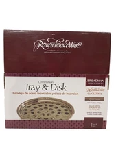 RemembranceWare, Communion Tray & Disk, Silver, Holds 40 Cups