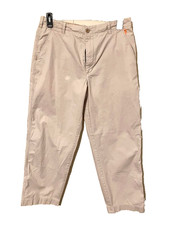 Men's GH Bass Co Twill Pants Khaki Men's 34x32 GUC