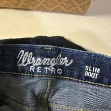 Wrangler Retro Boys Slim Boot Jeans Adjustable waist Size 4