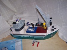Playmobil Frachtschiff mit Verladekran 5253