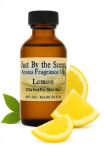 Lemon 2 Oz Fragrance Oil Burner Diffuser - 100% Made in USA FREE SHIPPING