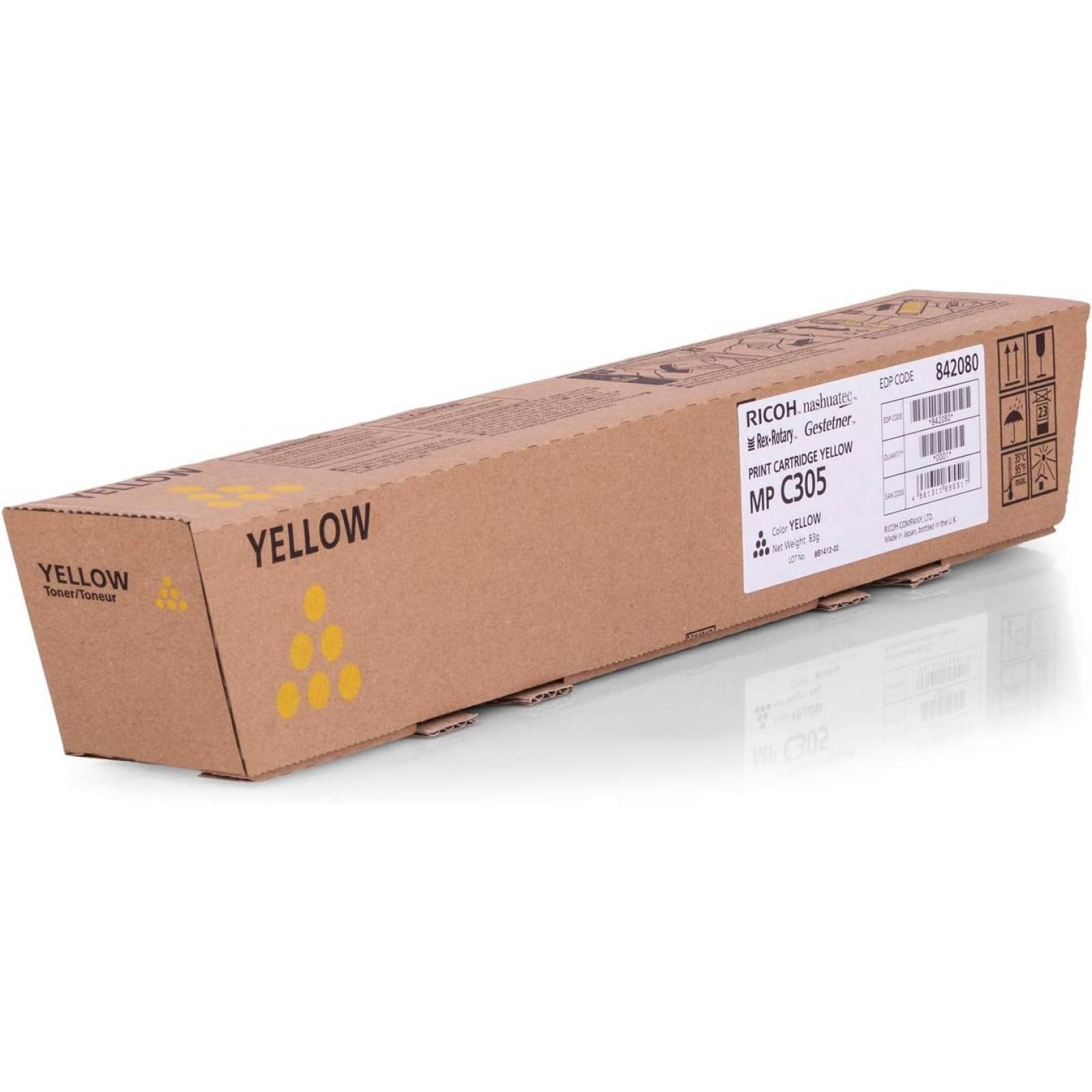 Original Ricoh 841597 Yellow Toner Cartridge (841597)