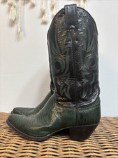 Justin Boots Green Western Boots for Women for sale | eBay display picture 2