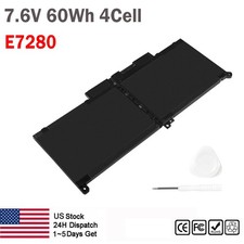 NEW 60Wh F3YGT Battery For Dell Latitude E7280 E7380 E7480 E7290 E7390 E7490