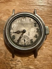 Vintage Waltham 17 Jewel Ord Dept Usa Military Wristwatch 60-b Parts Repair