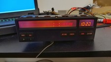 BMW E36 - 8 PULSANTI OBC A BORDO COMPUTER MODULO VIAGGIO UNITÀ DISPLAY OROLOGIO (DIFETTOSO)