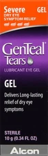 3 Pack GenTeal Tears Severe Dry Eye Lubricant Gel 10g EXP 3/2027