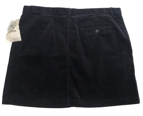 Falda deportiva de pana Ralph Lauren para mujer talla 12 nueva con etiquetas azul marino universitario 100 % algodón - Imagen 3 de 7