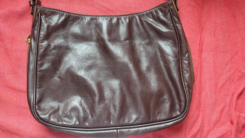 Vintage Marc Jacobs Classic Lisa Hobo Leather Shoulder Bag Zip Push Locks Italy - Picture 6 of 12