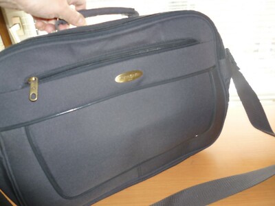 Samsonite Umhänge Tasche Laptop-Tasche, Reisen, Farbe-Grau wieNEU