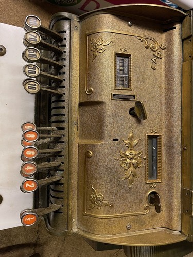 1900’s national cash register cash till brass - Picture 8 of 10