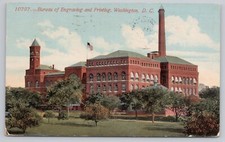 Postcard Bureau of Engraving & Printing, Washington DC Vintage early 1900s