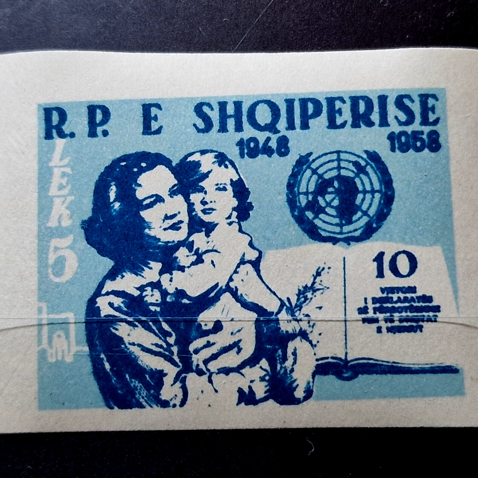 Albania 1958 imperforado Naciones Unidas - MNH Juego de 4 estampillas Mi 28,00 € Foto 2 de 4