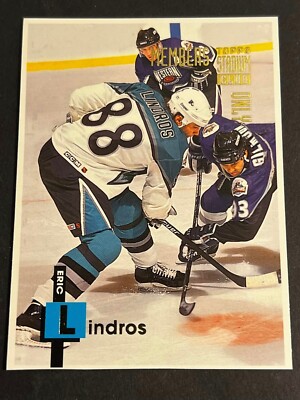 Box 3: 1994-95 St. Club Members Only WHITE BORDERED PROOF Eric Lindros #28