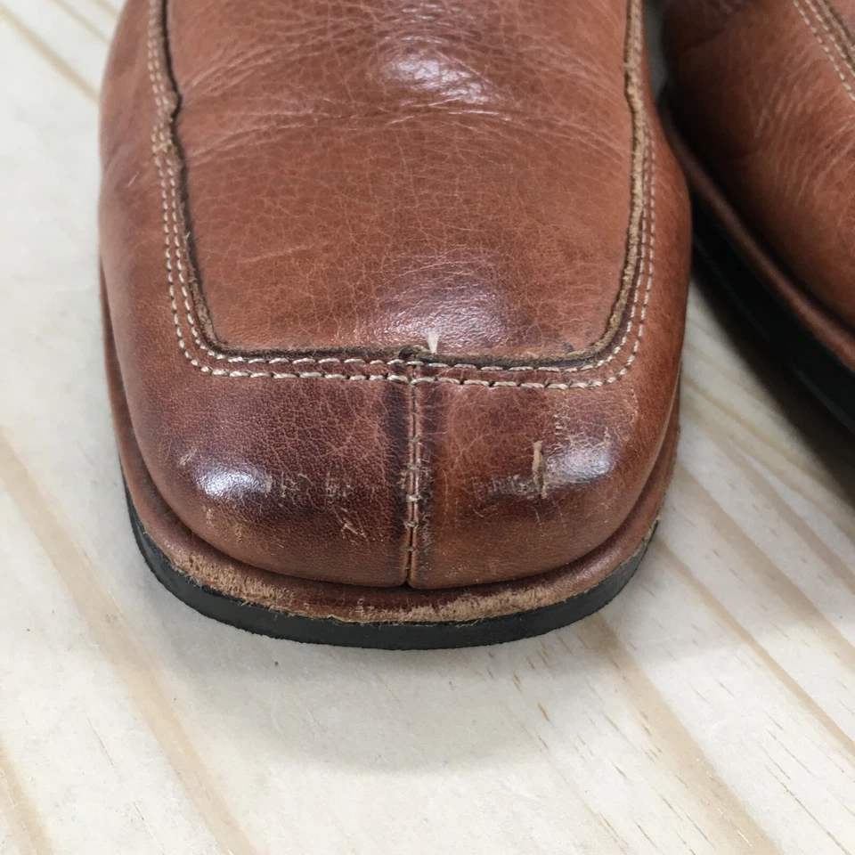 Sandro Moscoloni Zapatos Para Hombres 13 D Charles Mocasines Marrón Sin Cordones Informales Cómodos Foto 4 de 4