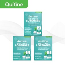 Quitine Nicotine Lozenges 2mg Mint 360 Pieces 3 bulk boxes - Quit Smoking Aid