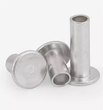 Aluminum M2 M2.5 M3 M4 M5 M6 Thin Flat Head Semi Tubular Rivets