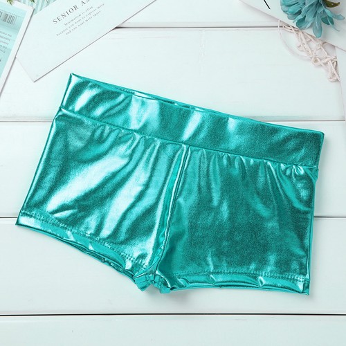 Girls 2Pcs Sequins Mermaid Ballet Dance Tankini Outfit Tank Top Booty Shorts - Picture 82 of 113