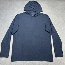 Bearbottom Hoodie Men XL Navy Blue Performance Stretch Outdoor Gym Workout