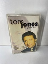 Tom Jones - 20 Great Hits Audio Cassette Tape